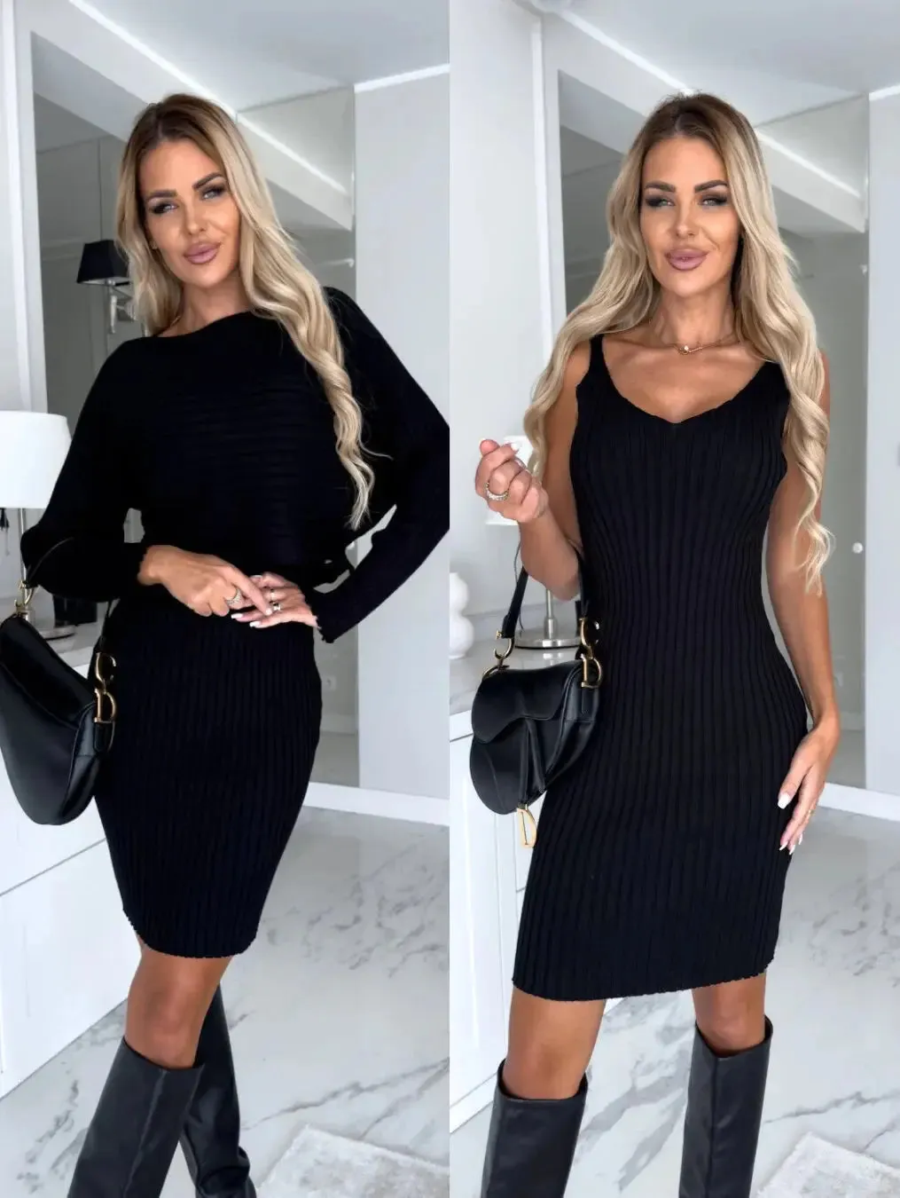 2 Piece Suit Long-sleeved dress