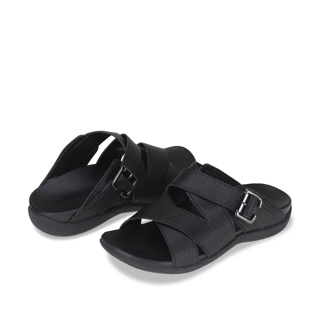 [20% off at cart] Men Multi Straps Buckle Sandals