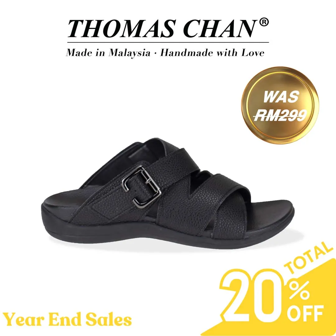 [20% off at cart] Men Multi Straps Buckle Sandals