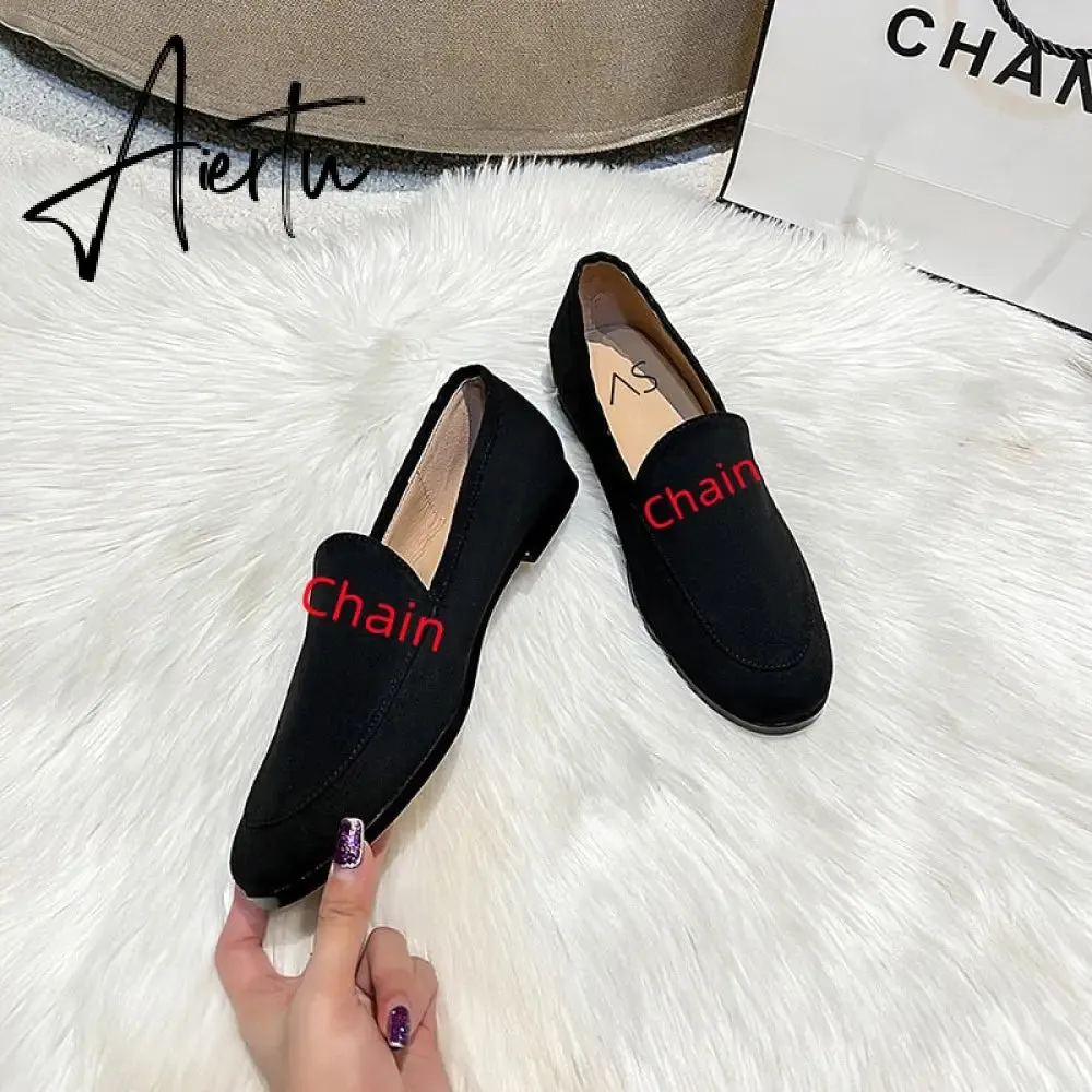 Aiertu  Half Slippers Women Summer Wear Muller Shoes New Flat Sandals Loafers Shoes