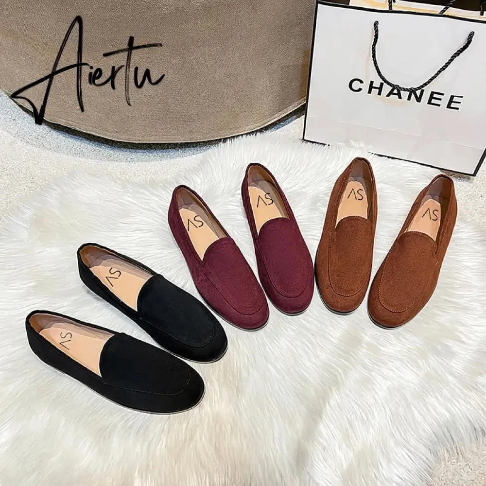 Aiertu  Half Slippers Women Summer Wear Muller Shoes New Flat Sandals Loafers Shoes