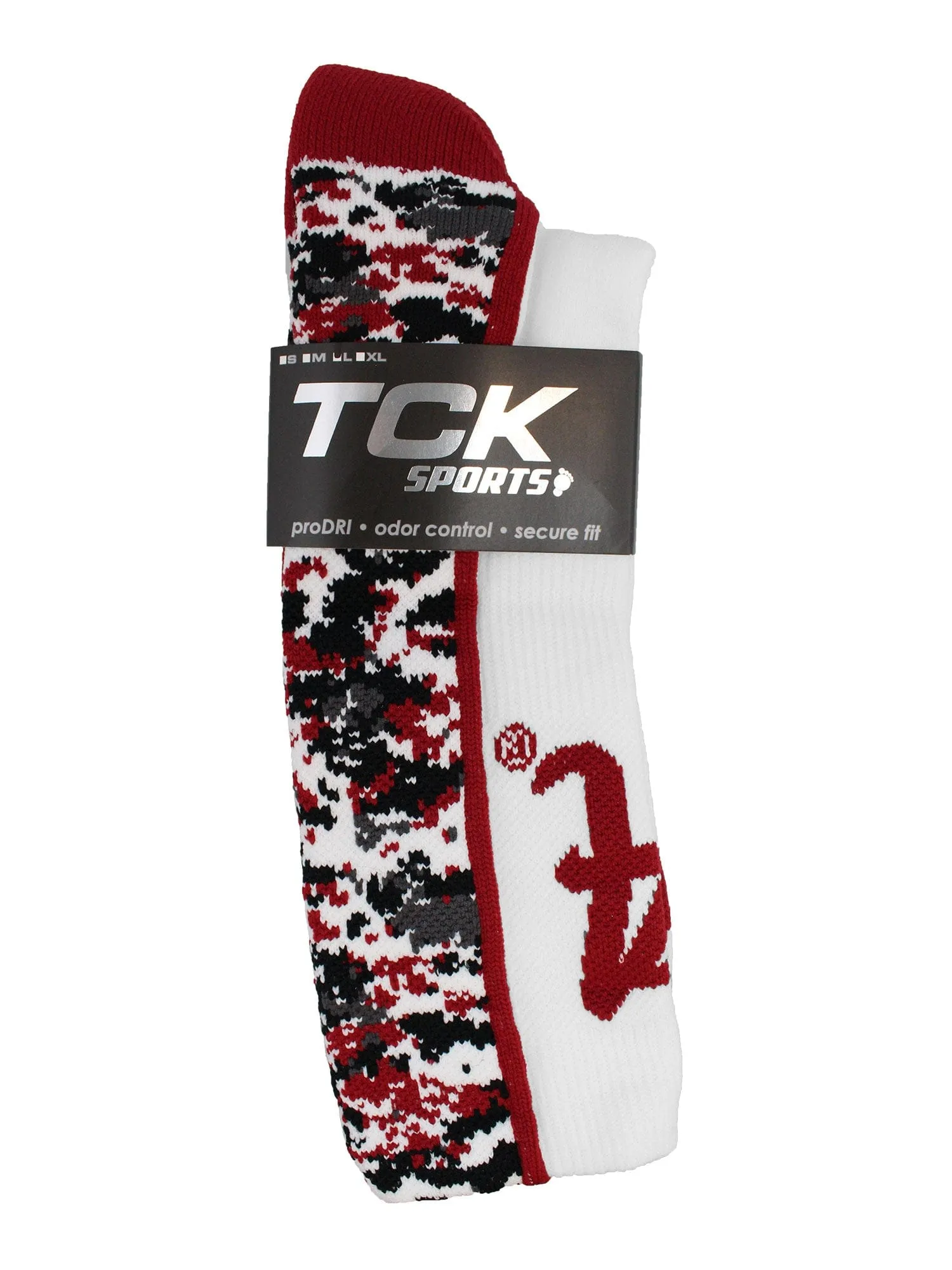 Alabama Crimson Tide Socks Digital Camo Crew