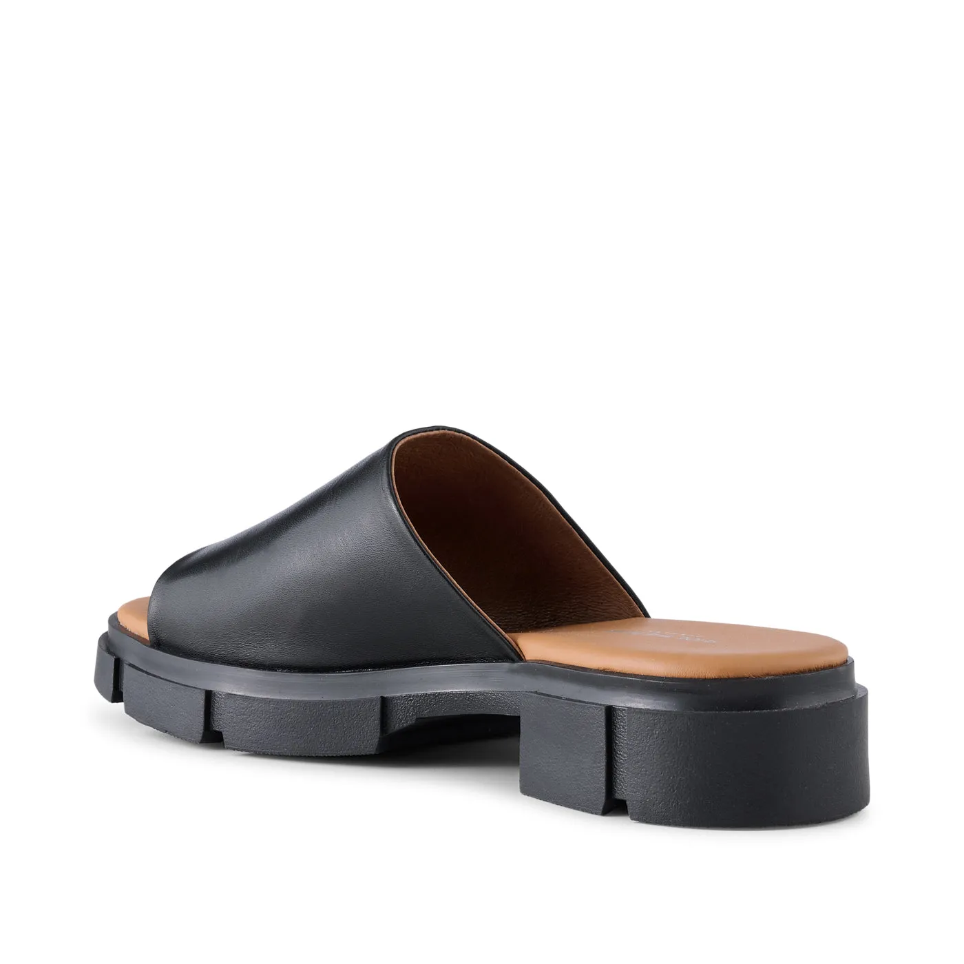 Alva mule leather - Black