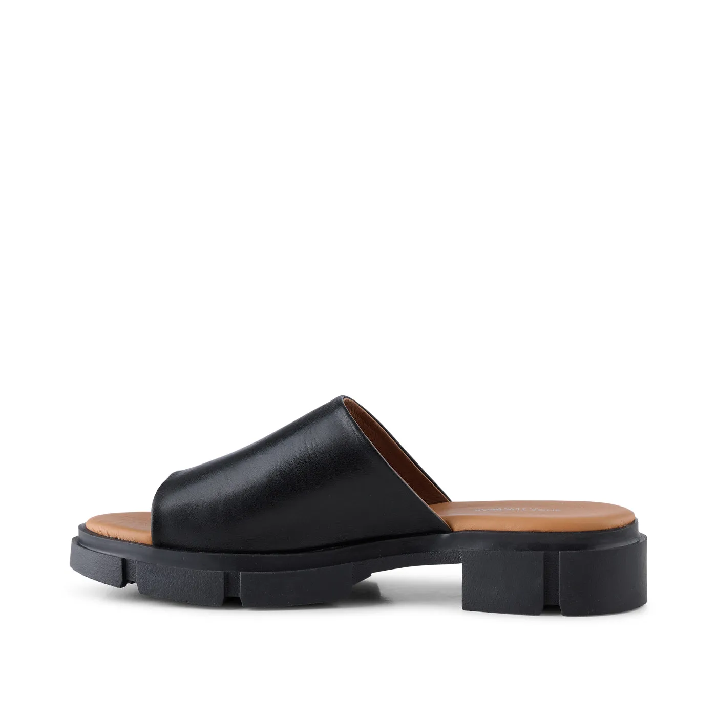 Alva mule leather - Black