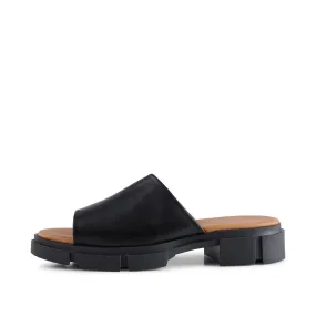 Alva mule leather - Black