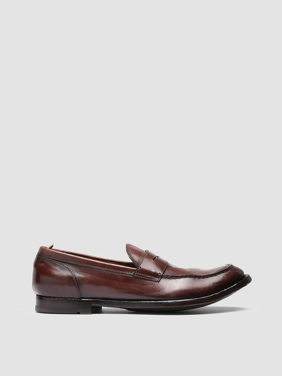 ANATOMIA 071 - Brown Leather Penny Loafers