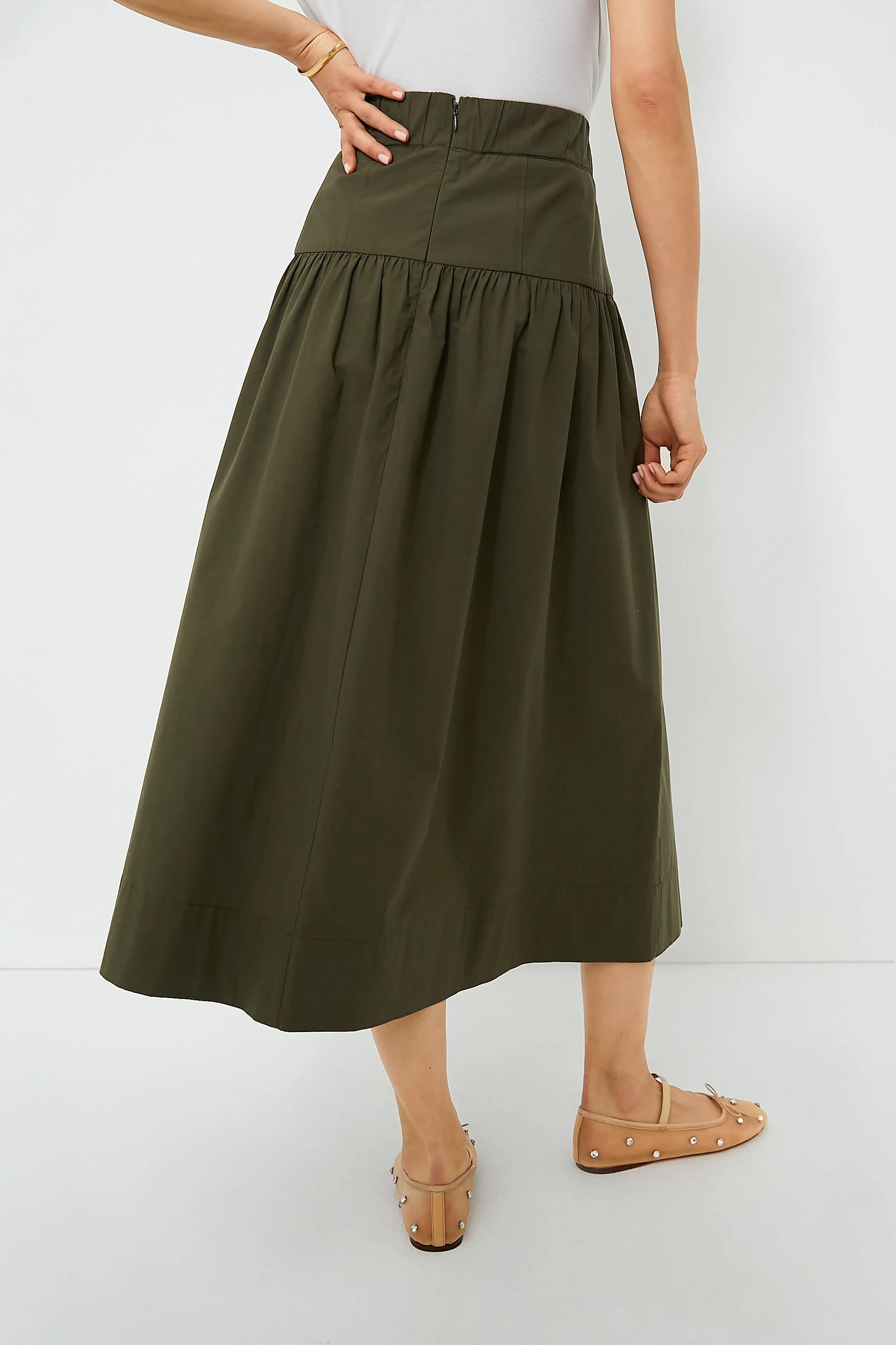 Army Green Jolie Skirt