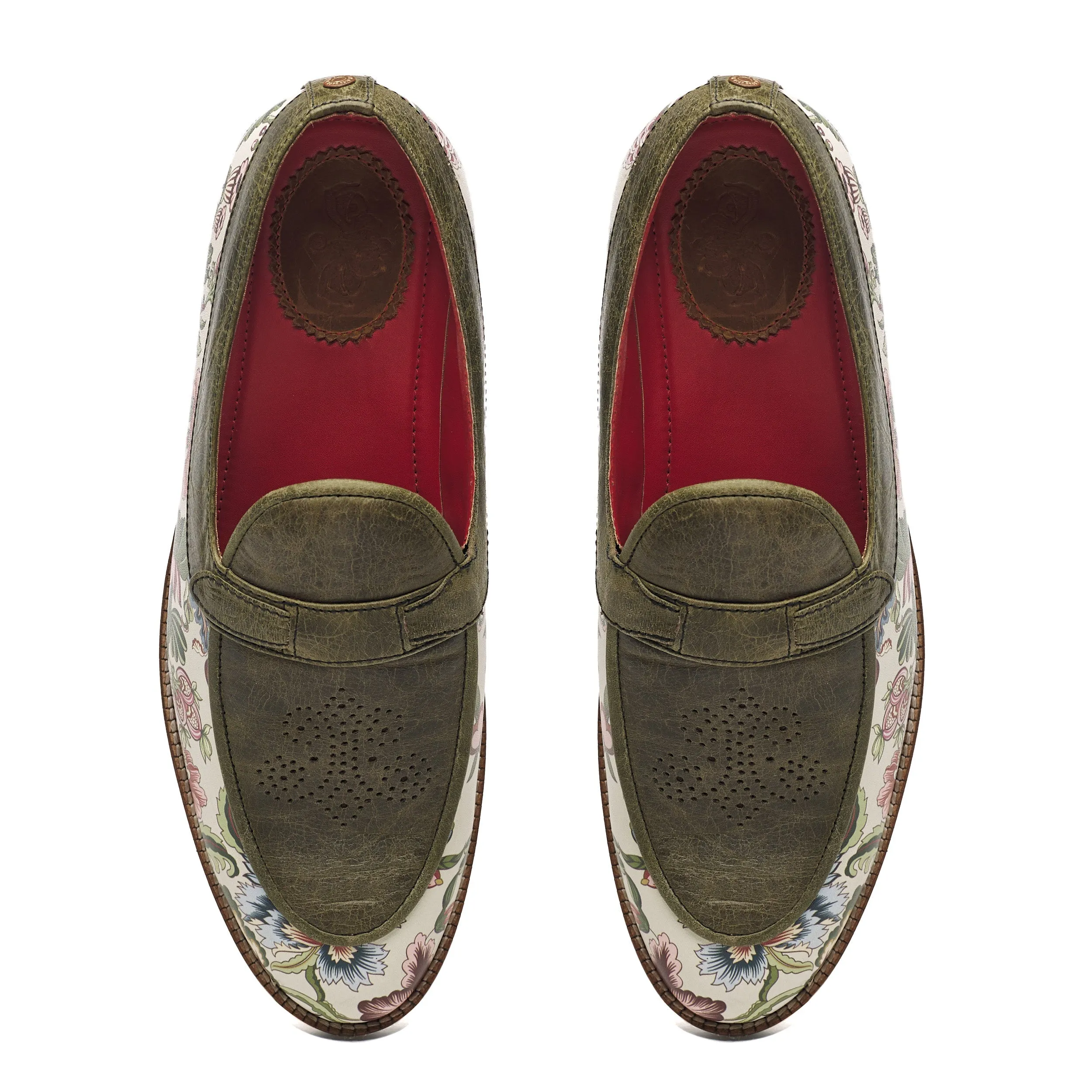 Bageecha Loafers Men – Olive