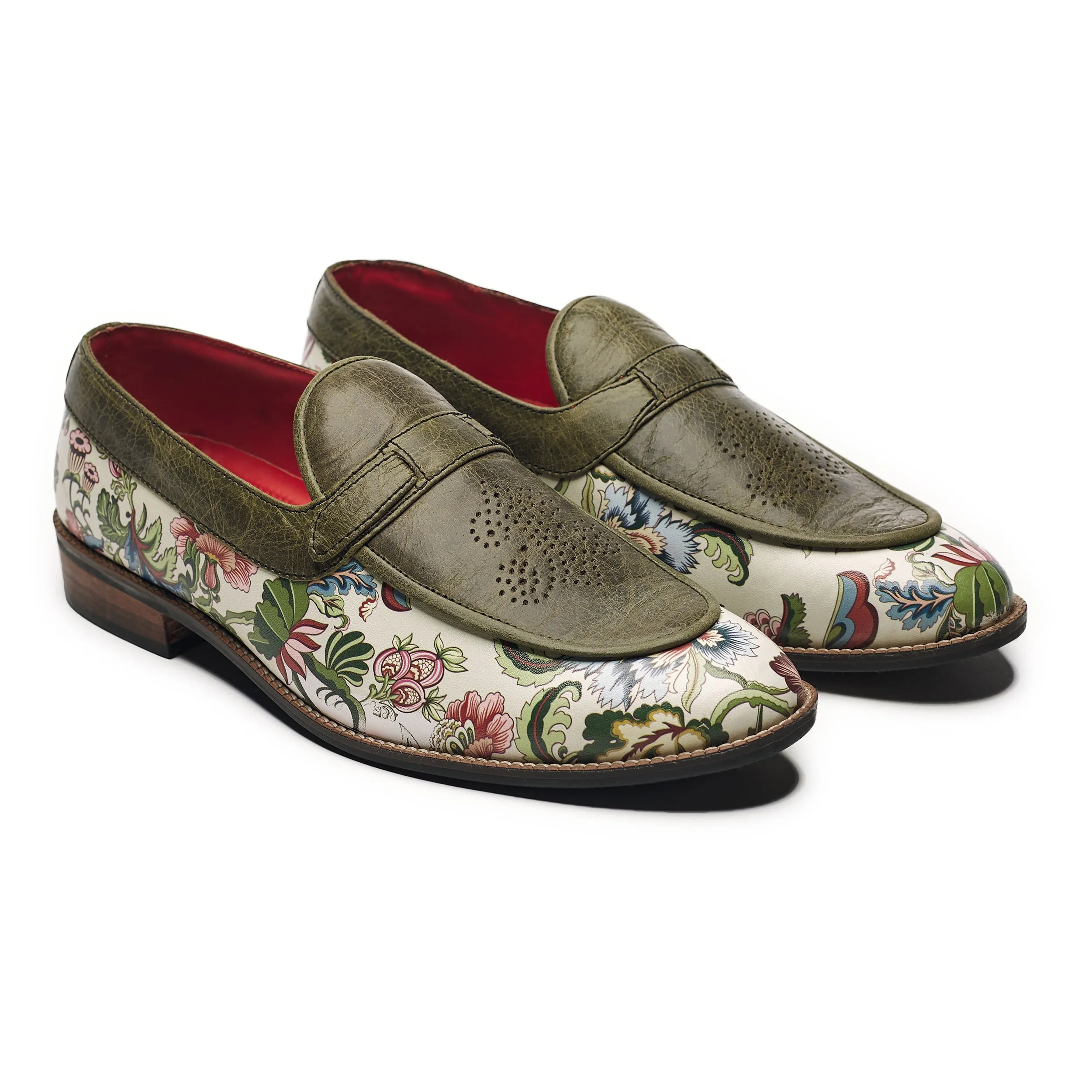 Bageecha Loafers Men – Olive