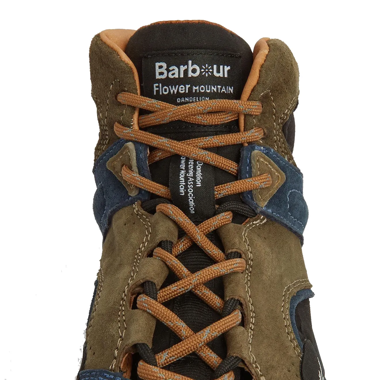 Barbour x Flower Mountain Mountain Back Country Trainer Mid Navy / Olive