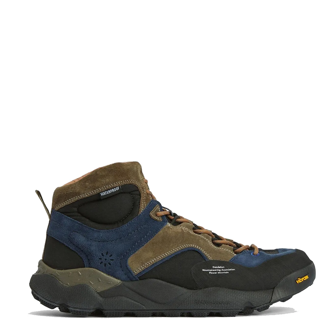 Barbour x Flower Mountain Mountain Back Country Trainer Mid Navy / Olive