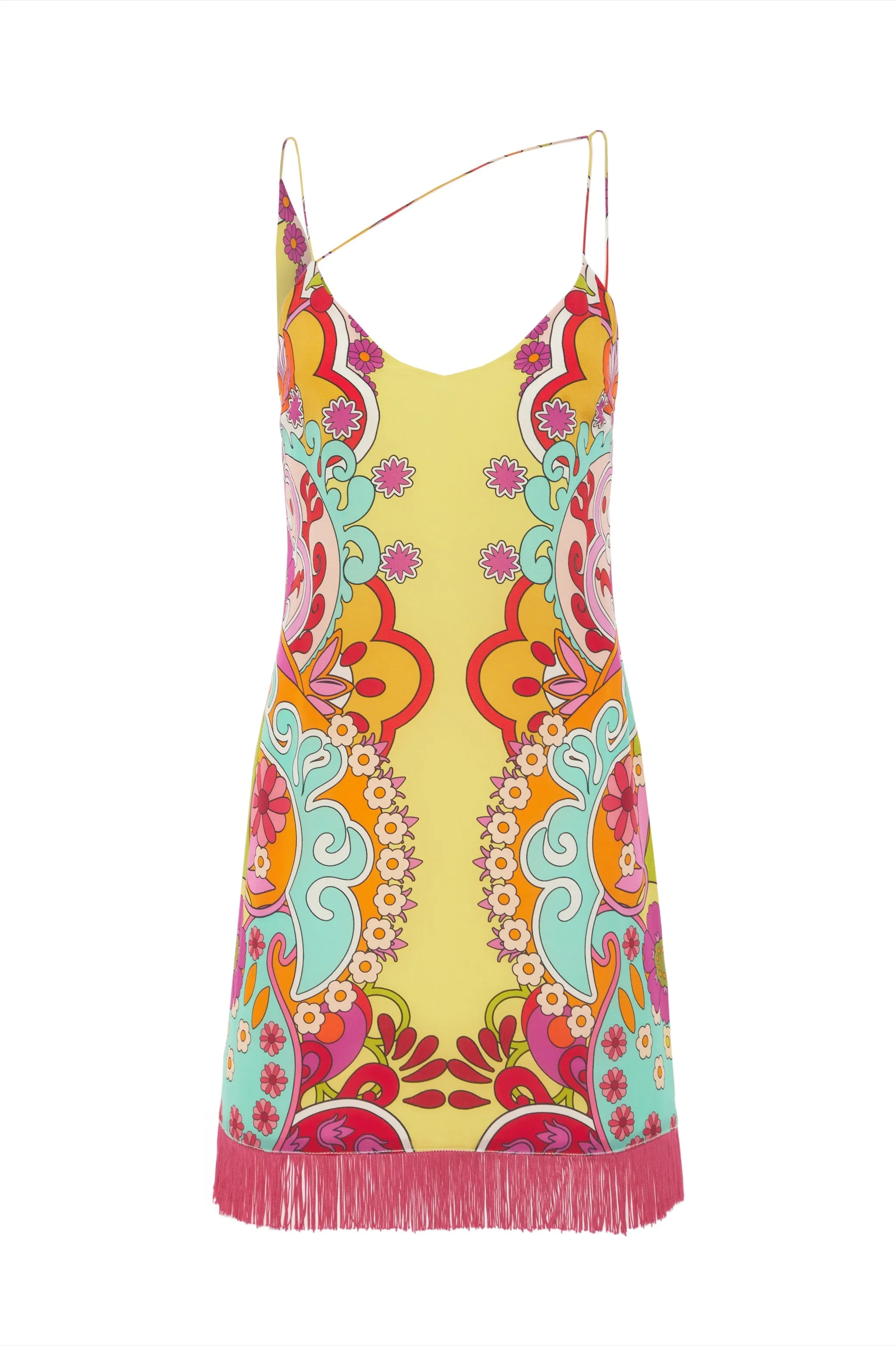 Bebe Crepe Mini Dress - Unicorn Yellow