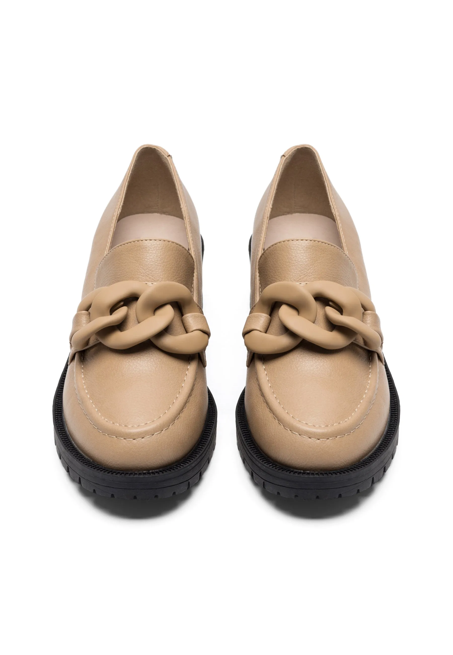 Biaclaire Nougat Loafers