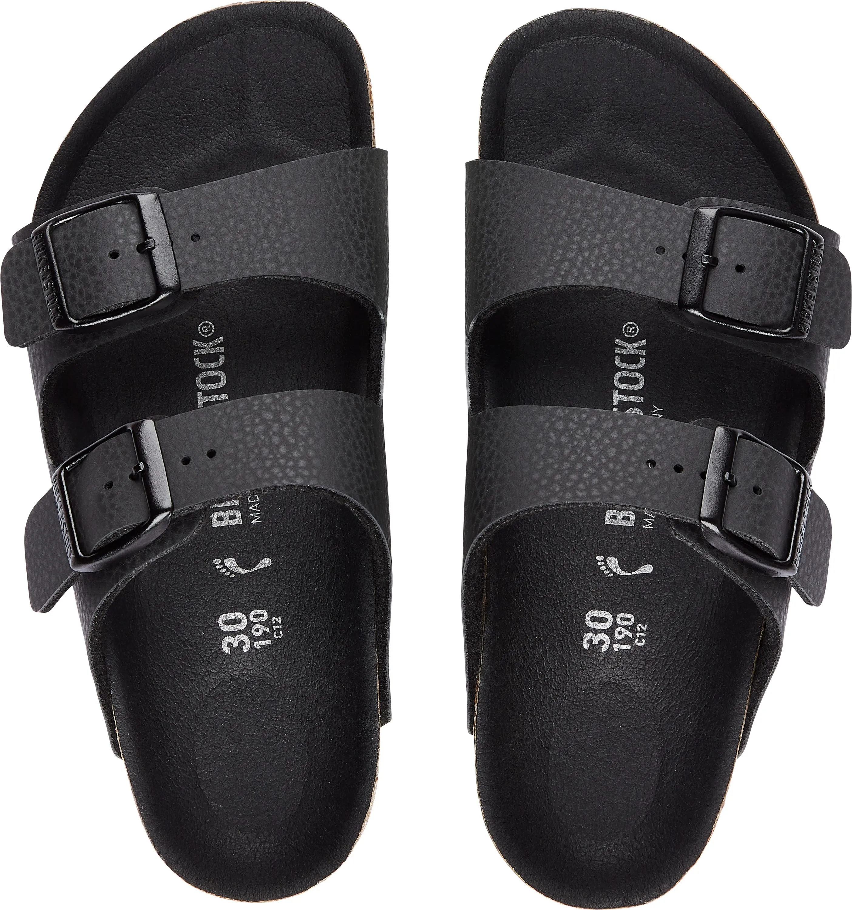 Birkenstock Arizona Kids Boys Black Lime Sandal