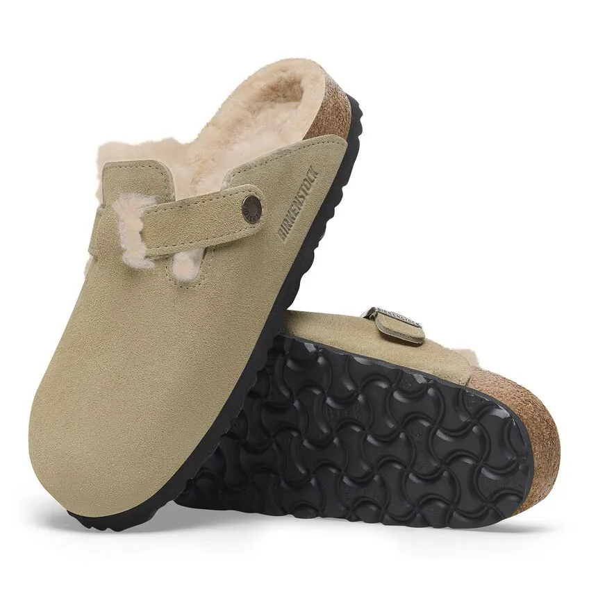 Birkenstock Boston Shearling - TAUPE