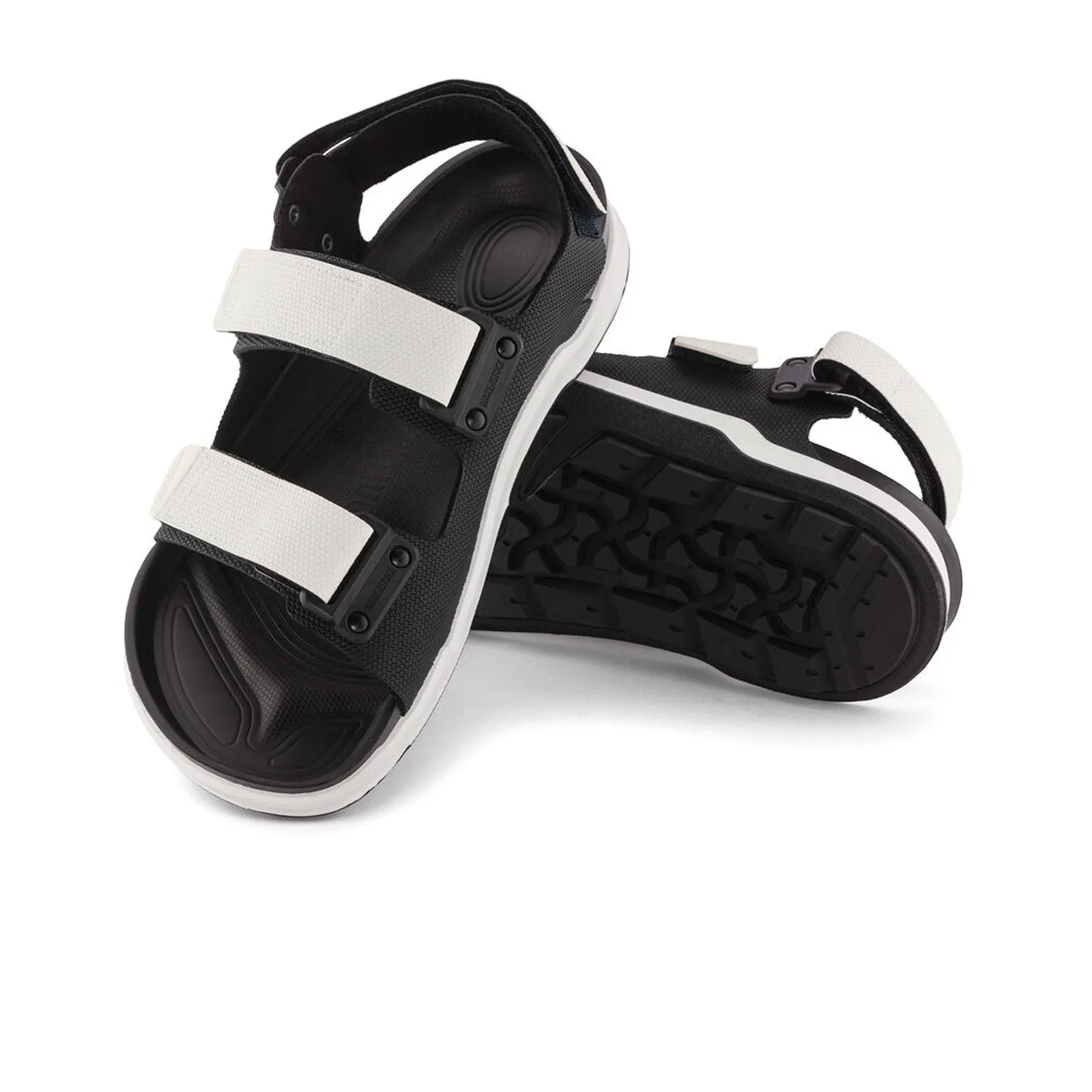 Birkenstock Tatacoa CE Backstrap Sandal (Men) - Black/White Birko-Flor Futura