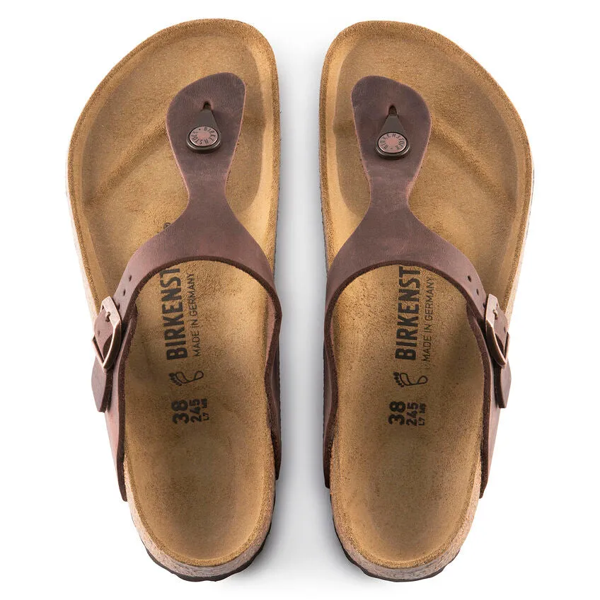 Birkenstock Women's Gizeh - Habana | Oiled Leather 743831