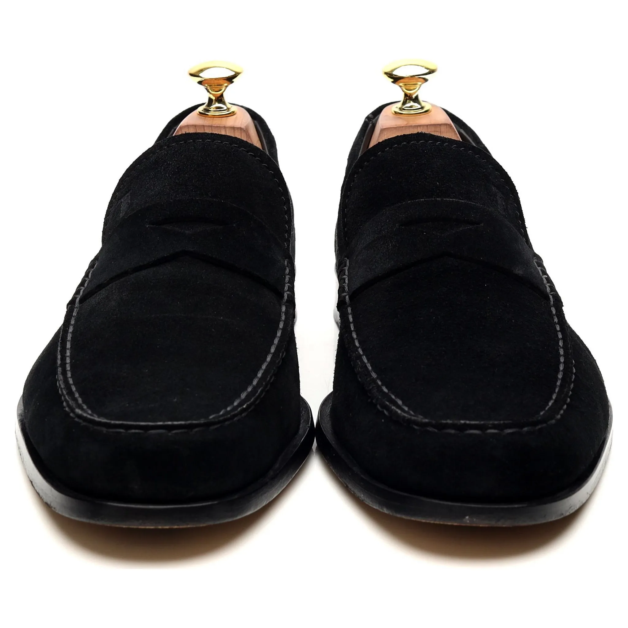 Black Suede Loafers UK 8.5