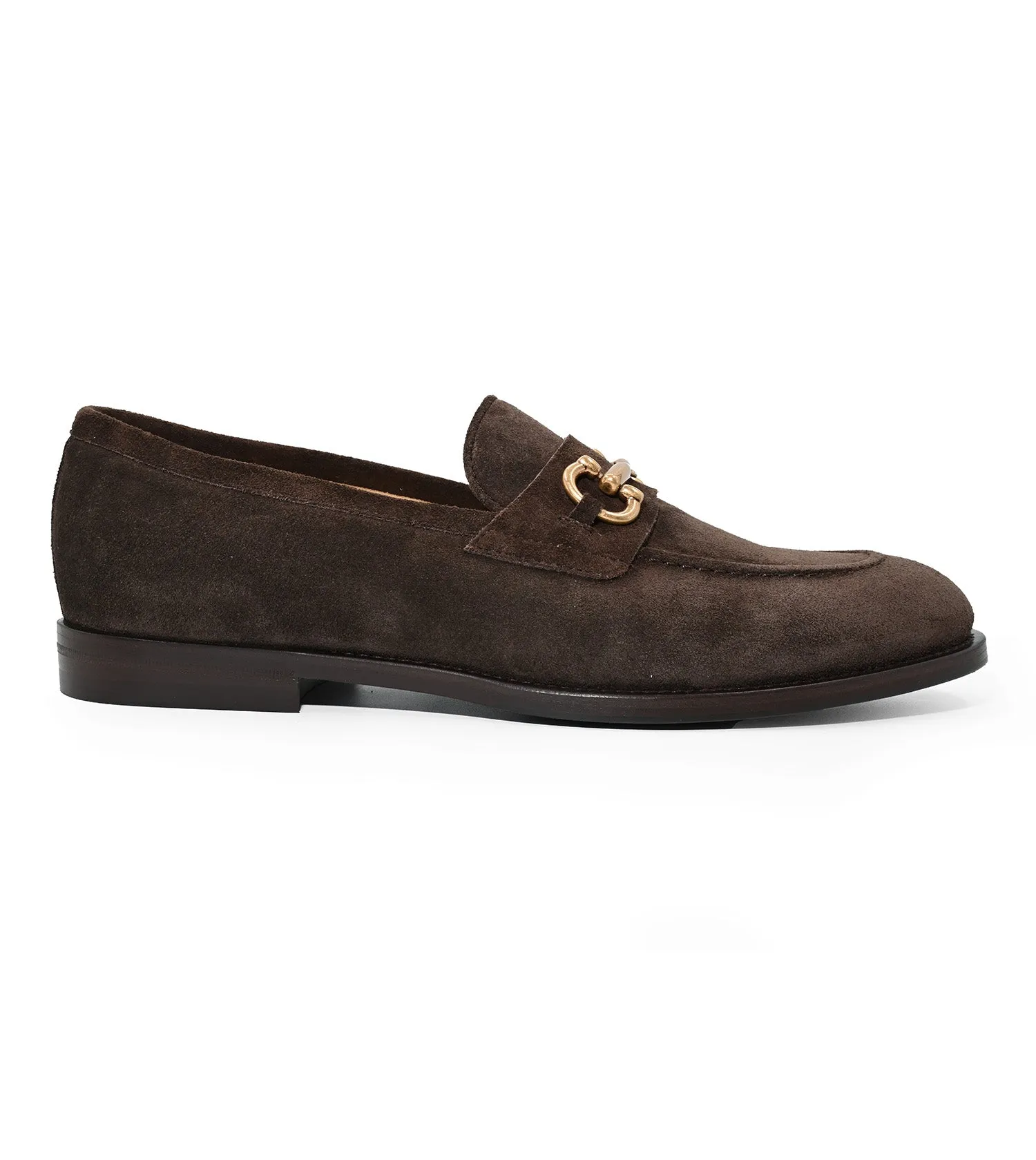 BRUNELLO CUCINELLI Suede Loafer with Bit Detail