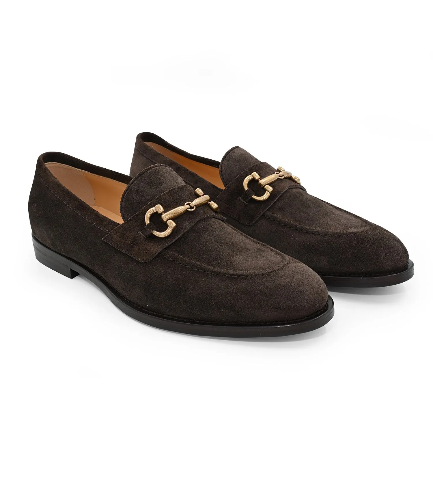 BRUNELLO CUCINELLI Suede Loafer with Bit Detail