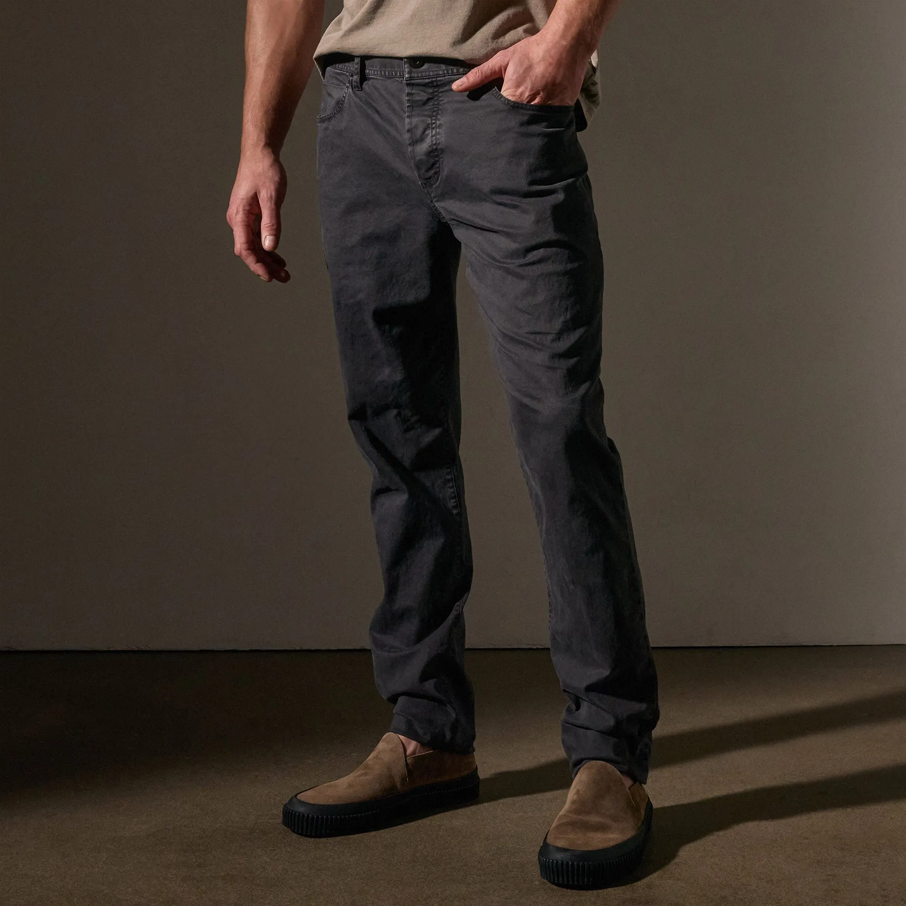 Brushed Twill 5 Pocket Pant - Magma Pigment