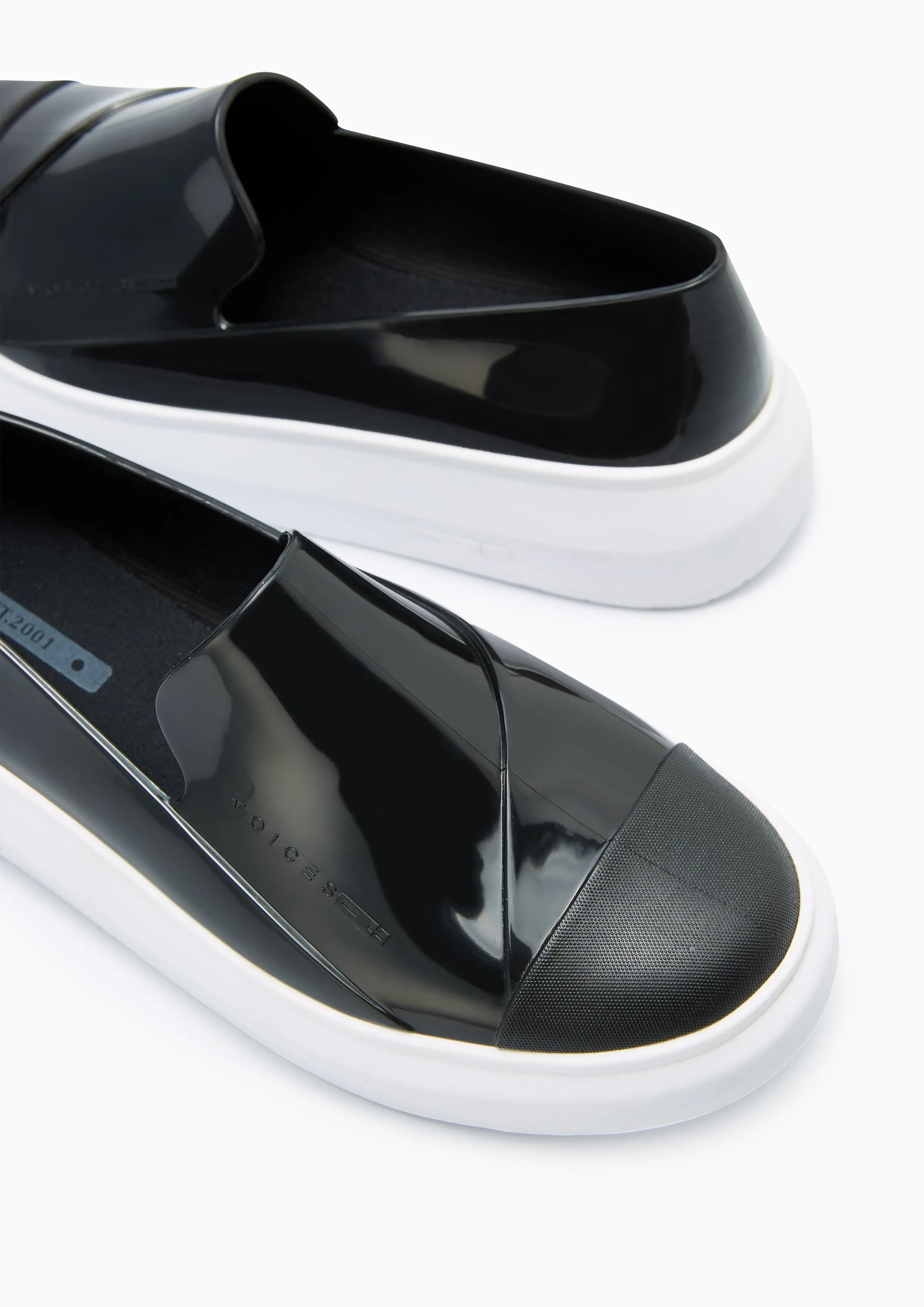 Bubble Gum Platform Loafers - Black