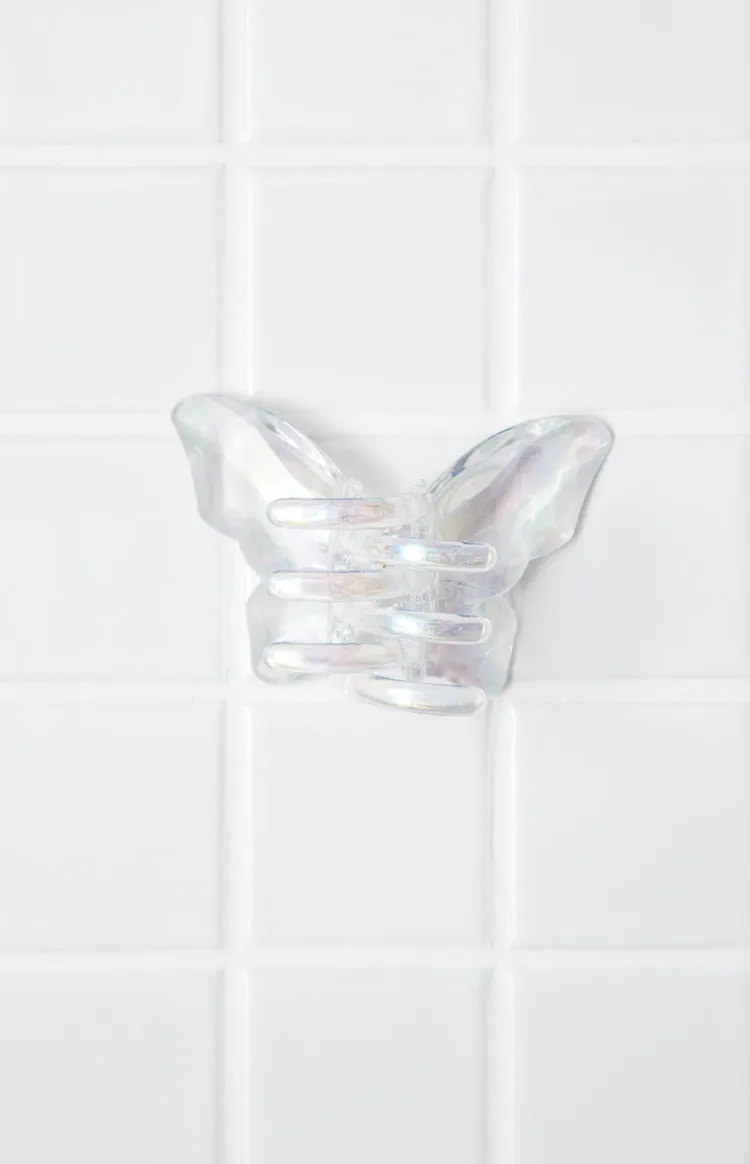 Butterfly Iridescent Claw Clip