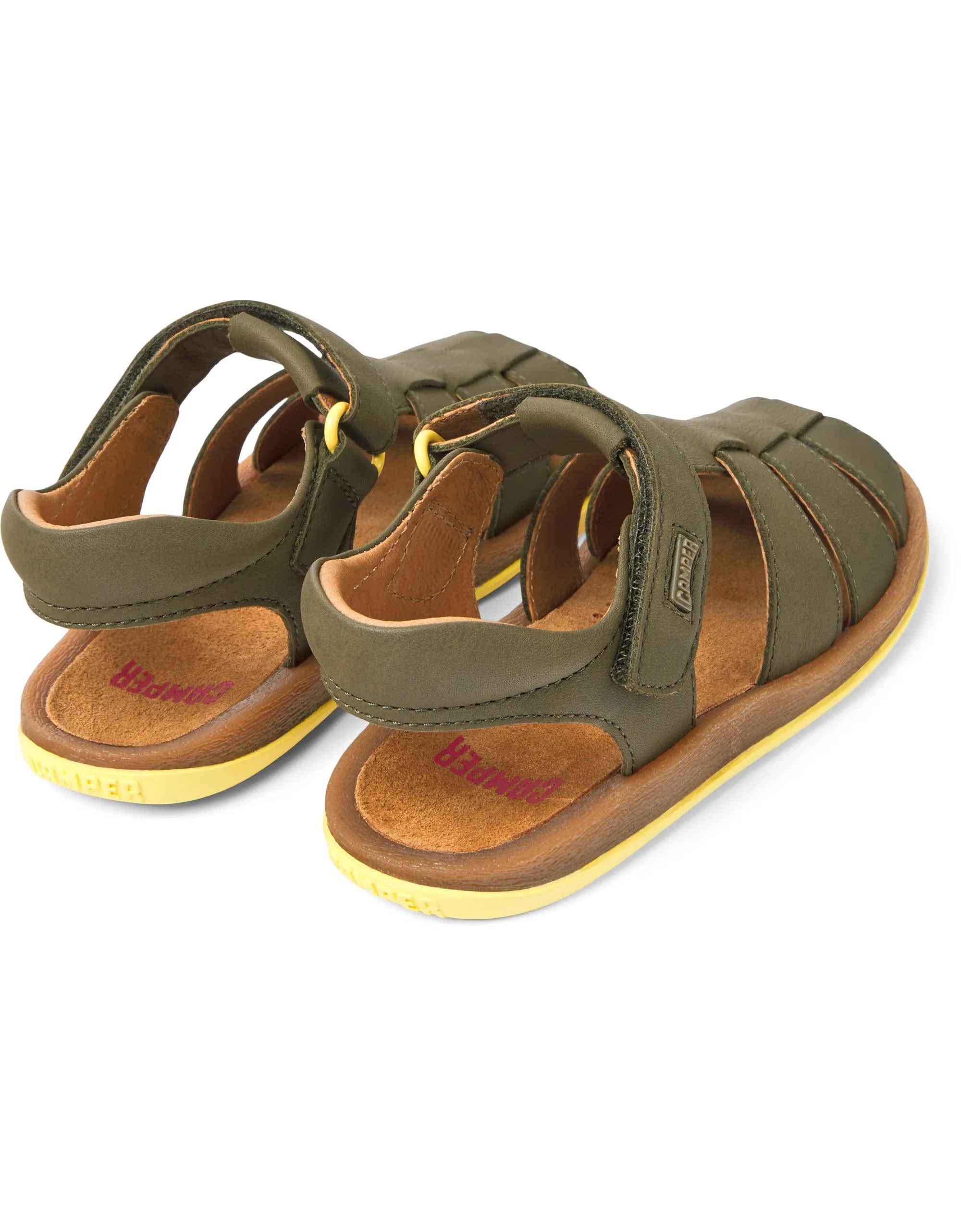 CAMPER BICHO CLOSED SANDAL SS23 - OLIVE GREEN