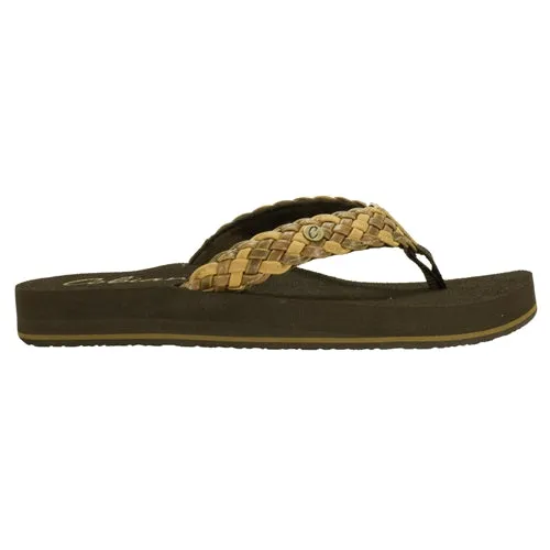 Cobian Women's Braided Bounce Flip Flops - Natural BRB10-965