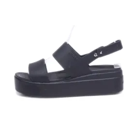 Crocs Platform Sandals Eva Black Colour For Women