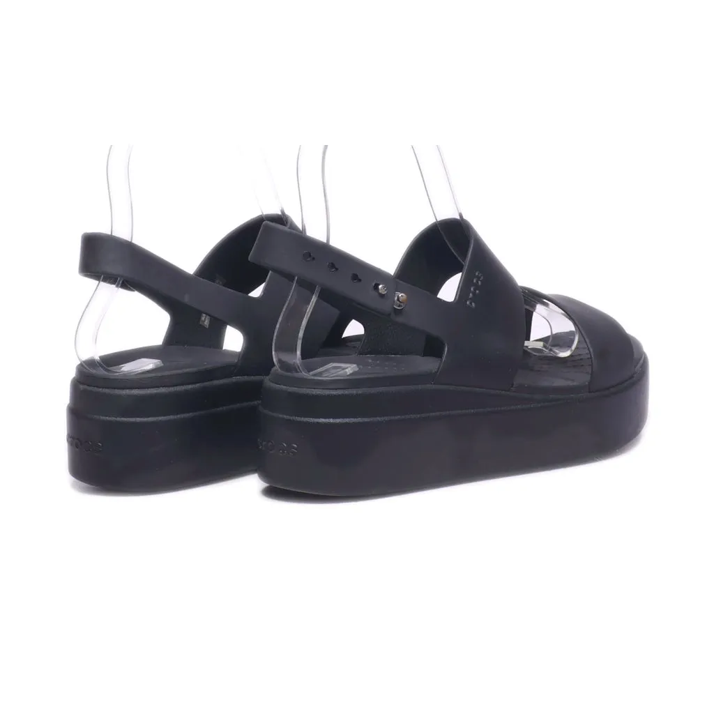 Crocs Platform Sandals Eva Black Colour For Women