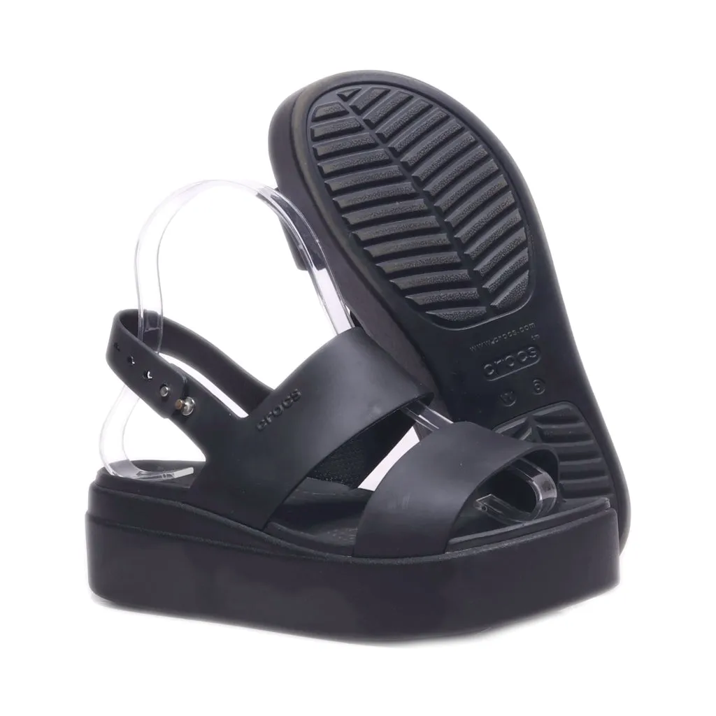 Crocs Platform Sandals Eva Black Colour For Women