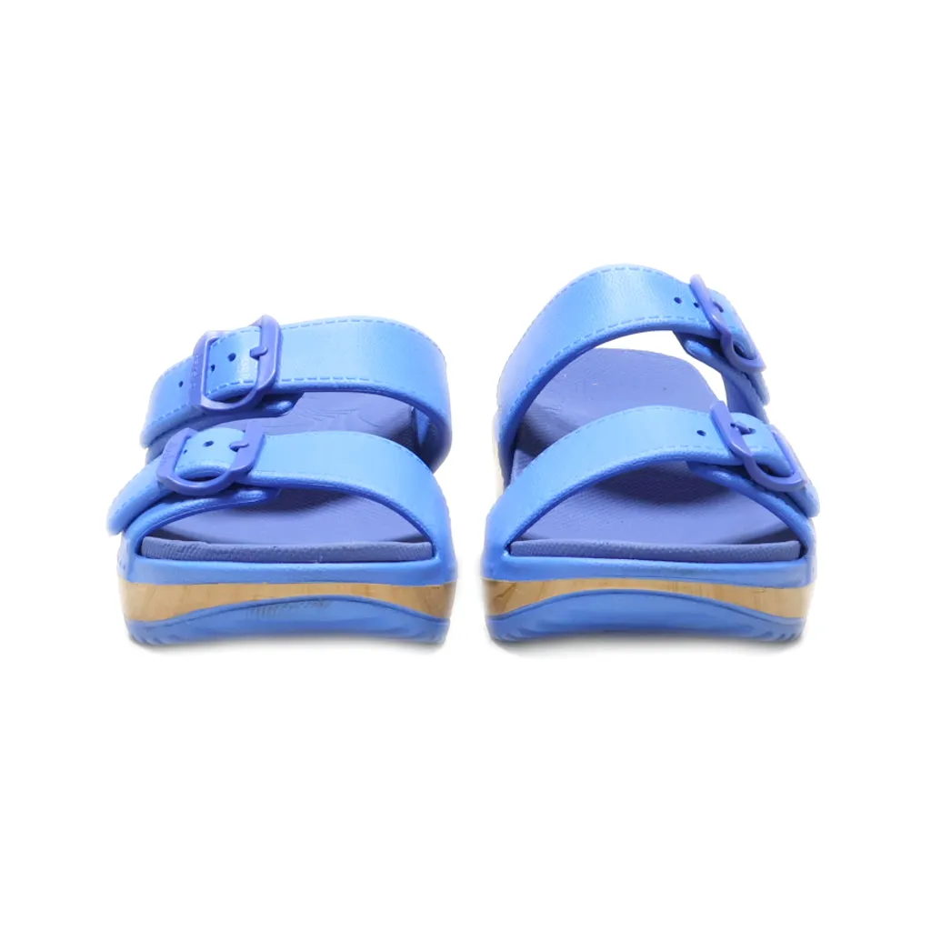 Dansko Platform Sandals Eva Blue Colour For Women