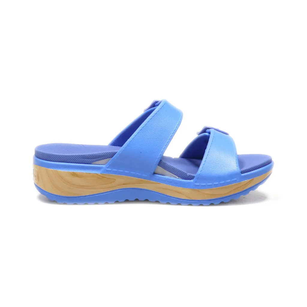 Dansko Platform Sandals Eva Blue Colour For Women