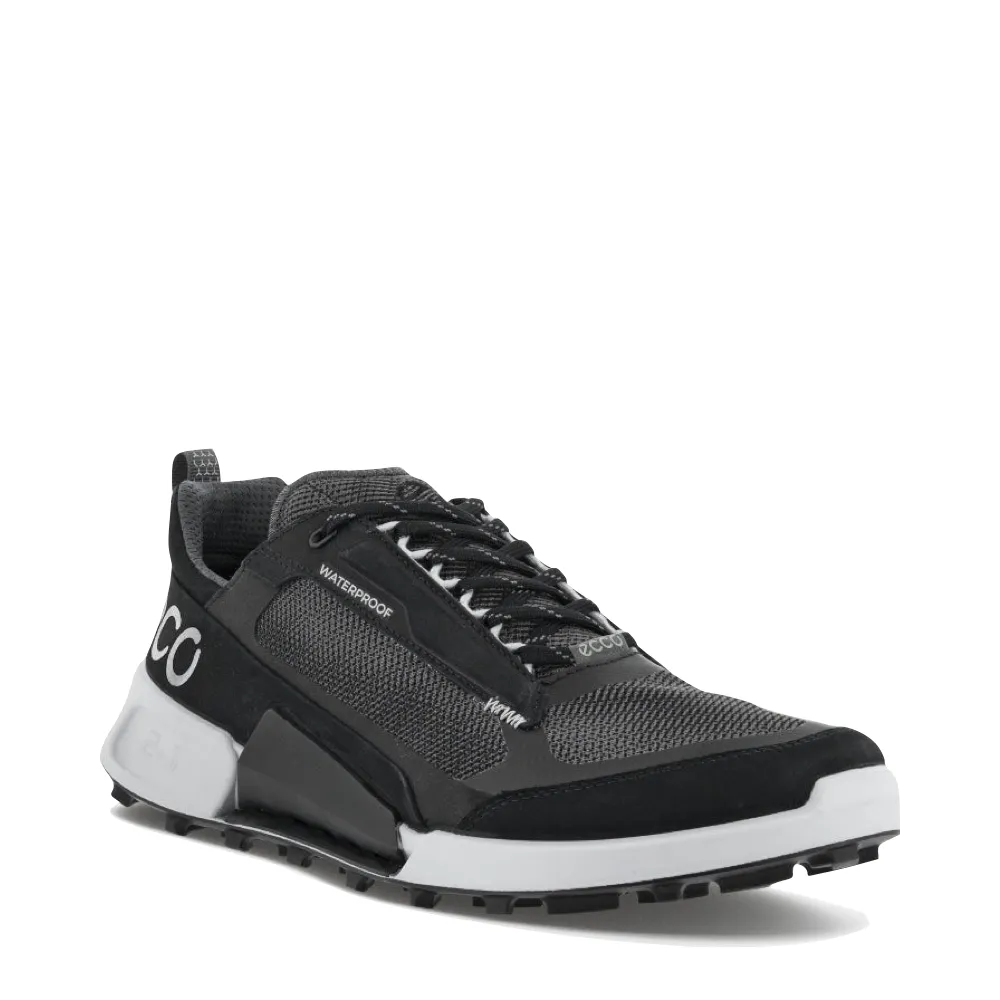 Ecco Men's Biom 2.1  X MTN Waterproof Sneaker in Black/Magnet/Black