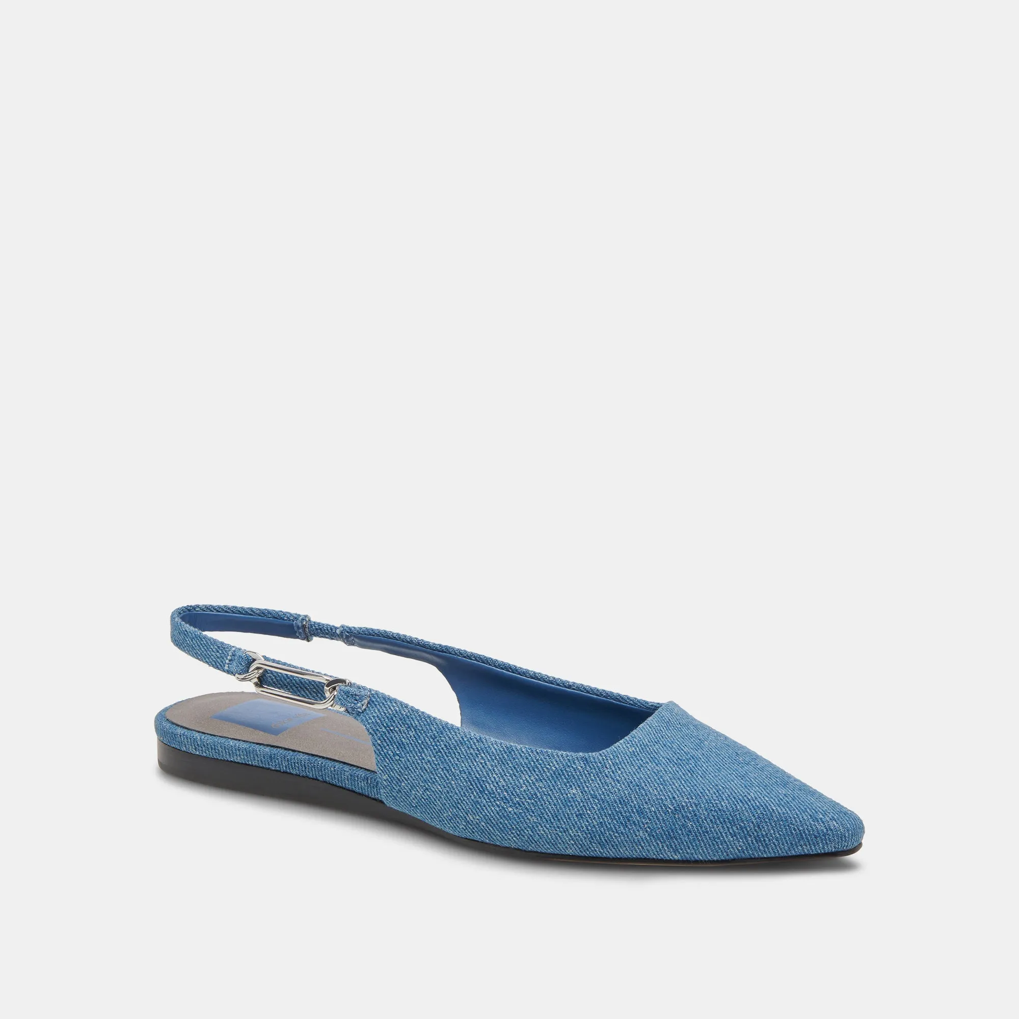 ELLEY FLATS BLUE DENIM