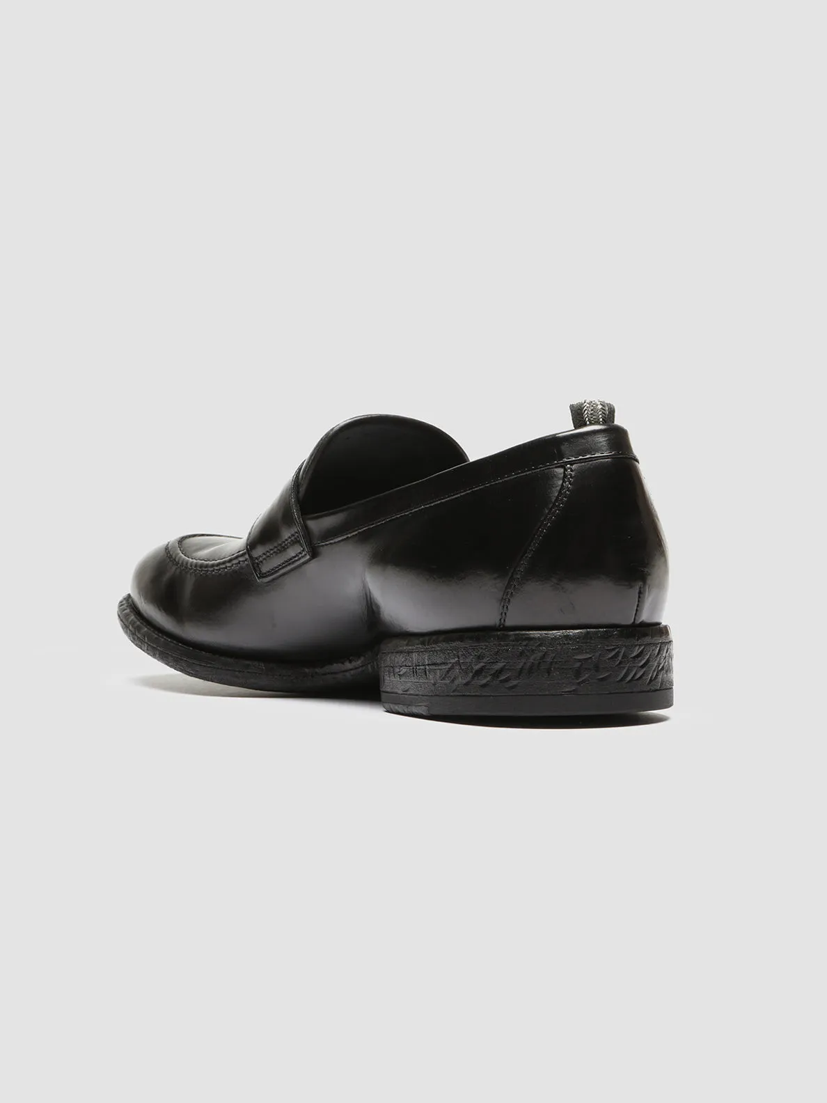 EMORY 024 - Black Leather Loafers