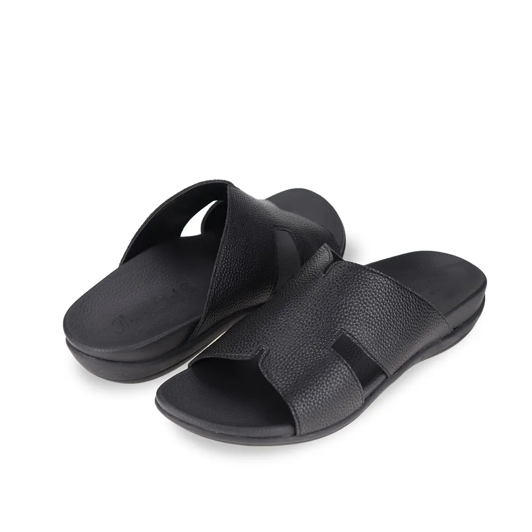 [Extra 20% off at cart] Men Classic H-Strap Leather Sandals