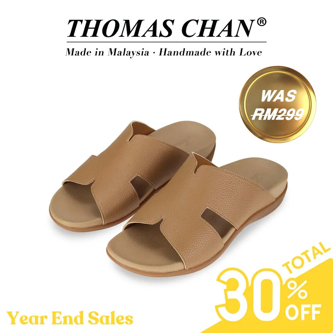 [Extra 20% off at cart] Men Classic H-Strap Leather Sandals