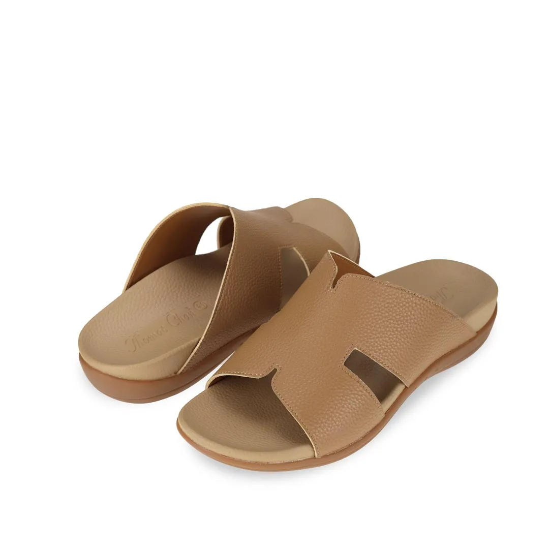 [Extra 20% off at cart] Men Classic H-Strap Leather Sandals