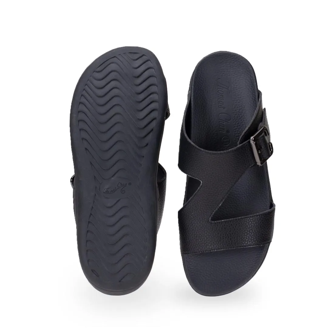 [Extra 20% off at cart] Men Zig Zag Buckle Sandals