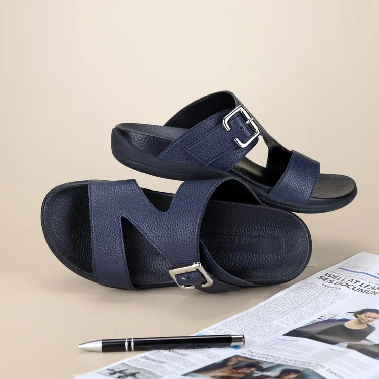 [Extra 20% off at cart] Men Zig Zag Buckle Sandals