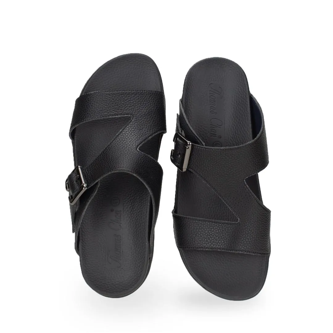 [Extra 20% off at cart] Men Zig Zag Buckle Sandals