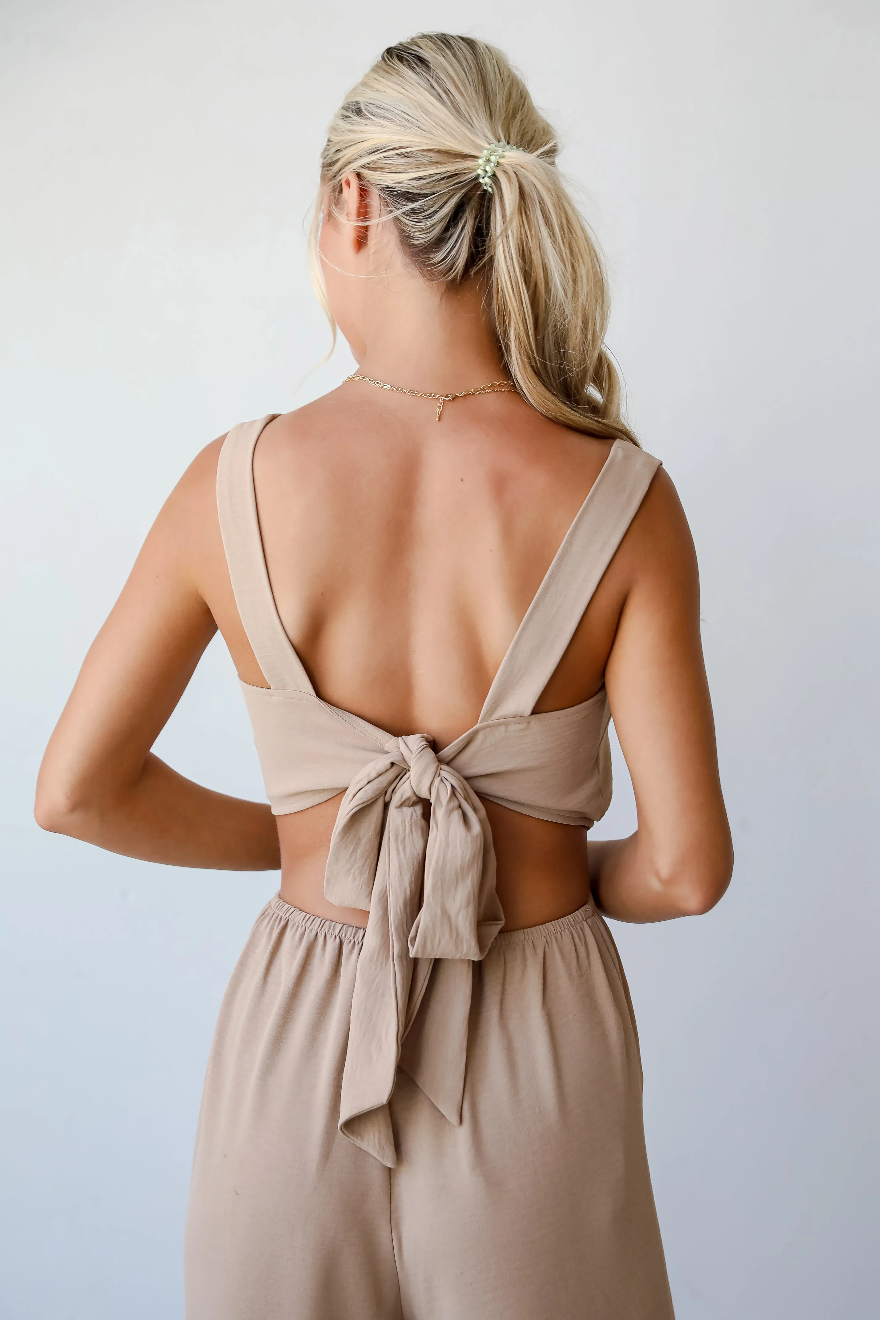 FINAL SALE - Musing About You Mocha Jumpsuit