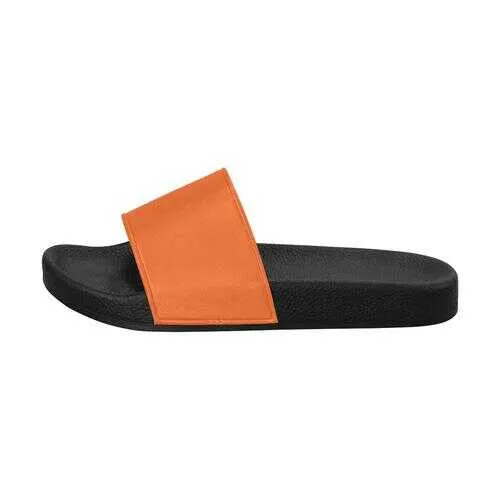 Flip-Flop Sandals, Autumn Orange Women's Slides