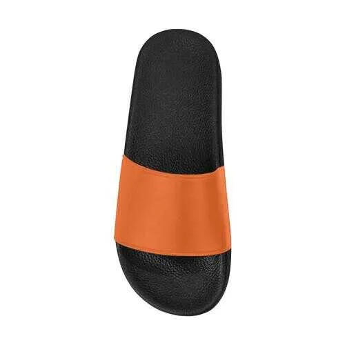 Flip-Flop Sandals, Autumn Orange Women's Slides