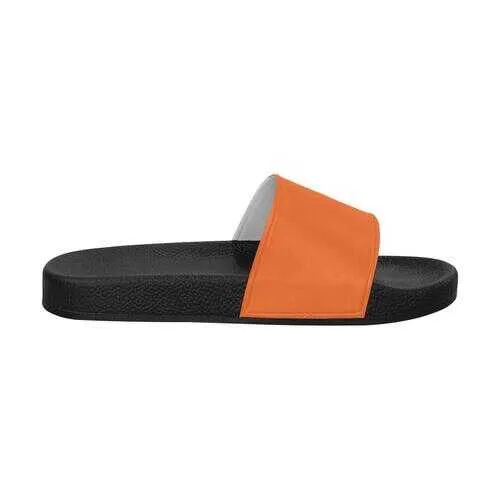 Flip-Flop Sandals, Autumn Orange Women's Slides