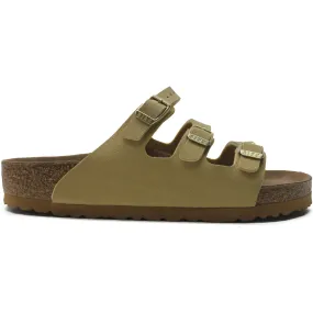 Florida Fresh Birko-Flor Oiled Nubuck Leather Unisex Slide Sandals