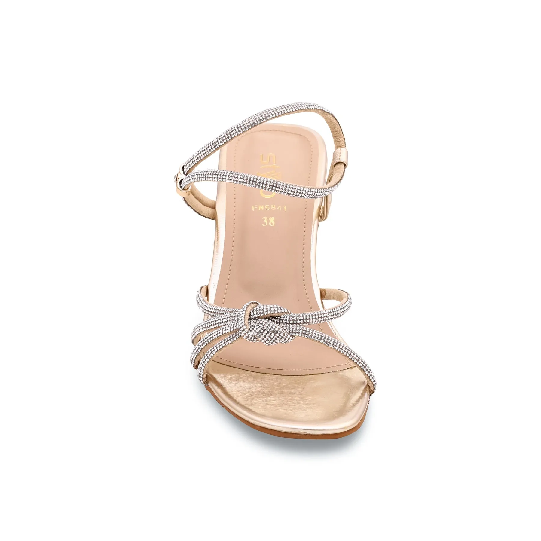 Golden Fancy Sandal FN5841