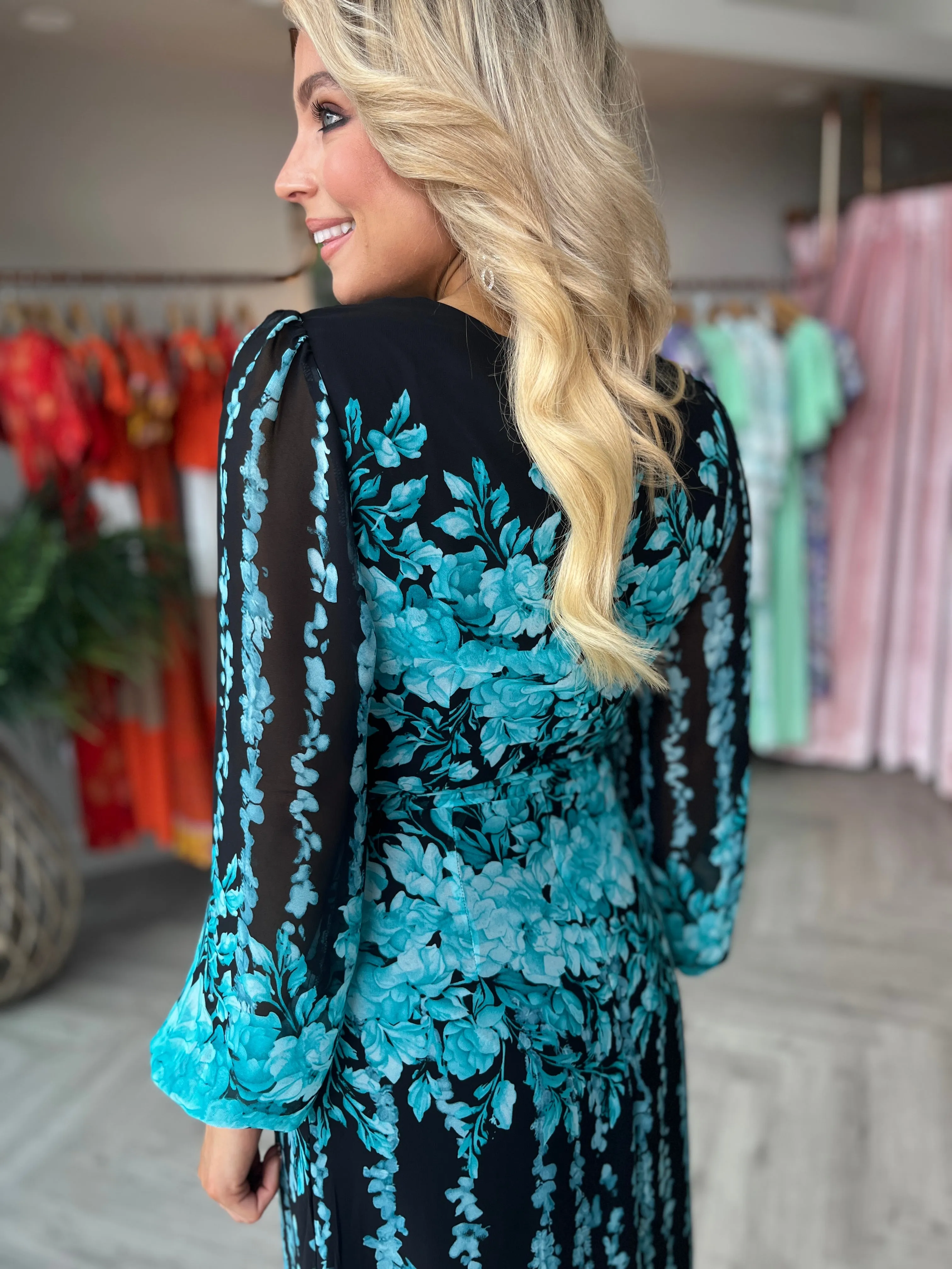 Harlow Dress Turquoise